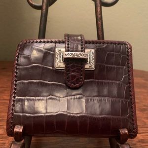Brighton Croc Embossed Wallet